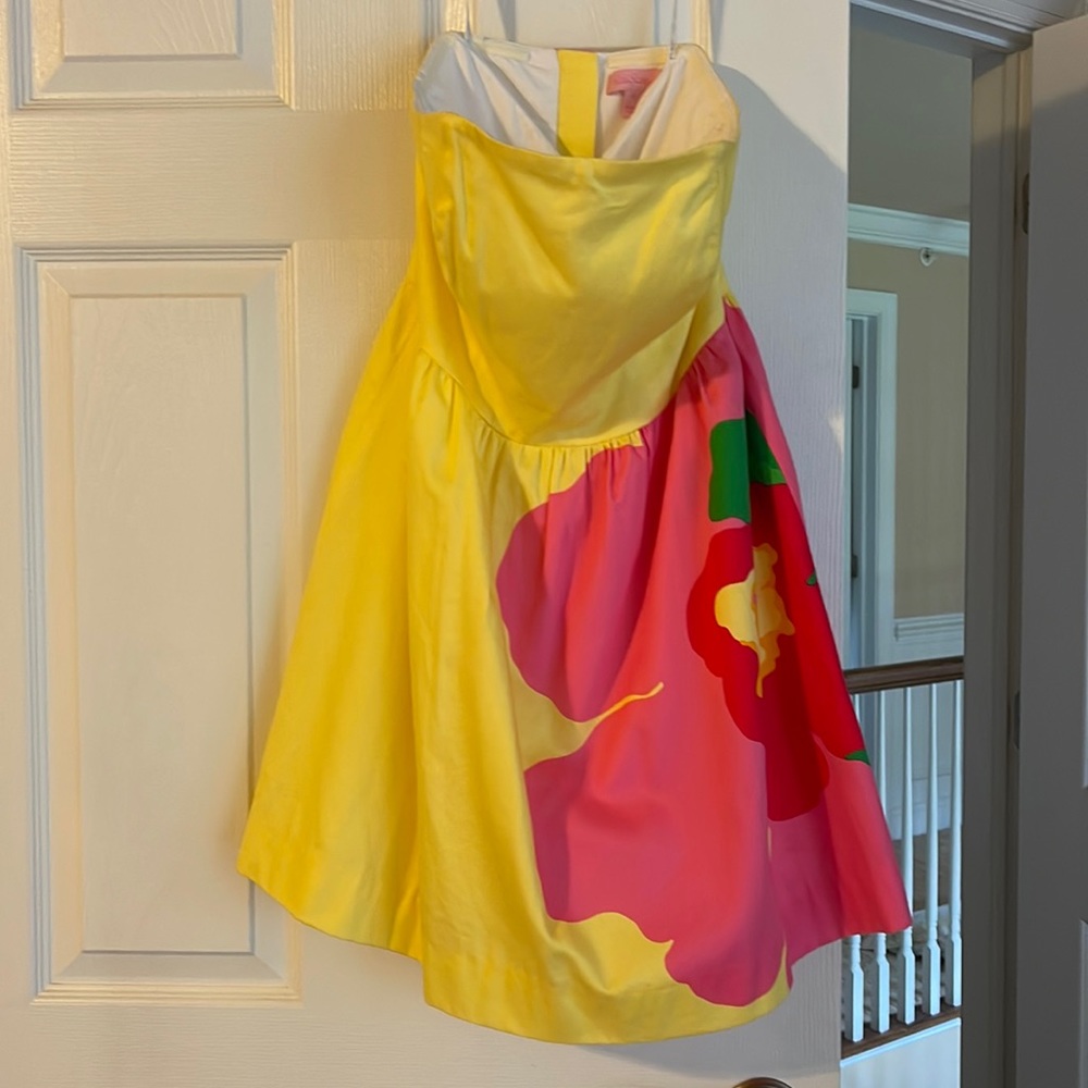 Lily Pulitzer strapless dress